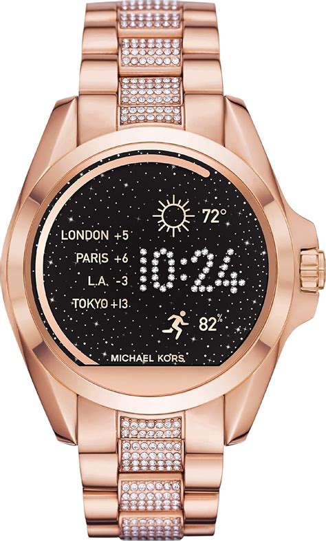 michael kors mkt5018|Michael Kors Access Women's Digital Bradshaw Rose Gold.